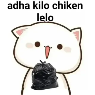 😋 adha kilo chiken lelo whatsapp sticker