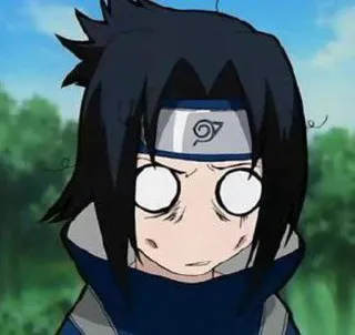 🖲 Sasuke Naruto аниме, наруто, саске, смешные, наклейка, мультфильм, персонаж telegram sticker