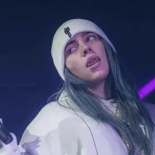 🕸 Billie Eilish Sänger, Künstler, Billie Eilish, Musik telegram sticker
