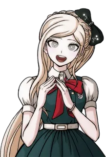 😍 Sonia Nevermind Danganronpa Anime, Personnage, Sonia Nevermind, Danganronpa, Fan art telegram sticker