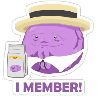 😏 I MEMBER! funny, member berries, south park, pop culture telegram sticker