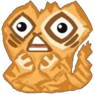 😲 Gato de desenho animado, Engraçado, Sticker, Fofo, Animal telegram sticker