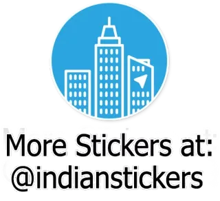 © More Stickers at: @indianstickers adesivi, telegram, adesiviindiani, social media, chat, edifici telegram sticker