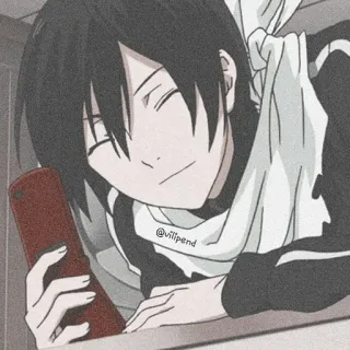 🎟 @villipend Anime, Portret, Man, Cartoon telegram sticker