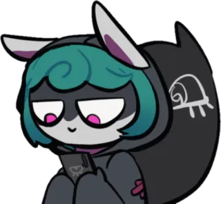 🙂 персонаж, цифровое искусство, стикер, мультфильм, толстовка telegram sticker