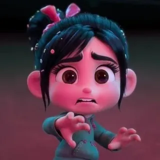 🍓 Vanellope von Schweetz Wreck-It Ralph Dibujos animados, Animación, Disney, Vanellope, Ralph el demoledor telegram sticker