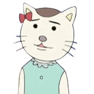 😐 chat, dessin animé, animal, personnage, illustration telegram sticker