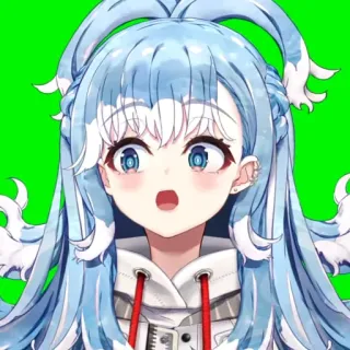 💧 Kobo Kanaeru 动漫女孩, Kobo Kanaeru, 虚拟主播, 动漫 telegram sticker