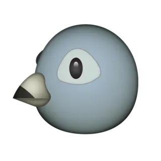 🐦 bird, pigeon, emoji, animal telegram sticker