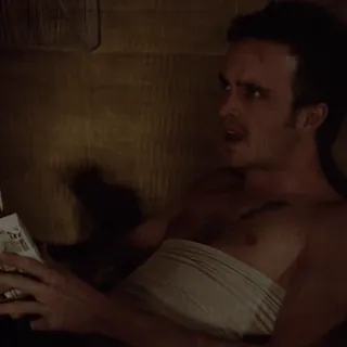🚬 Jesse Pinkman Breaking Bad jesse pinkman, breaking bad, reaction, aaron paul, confused, surprised telegram sticker