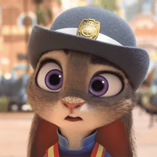 😒 Judy Hopps Zootopia telegram sticker
