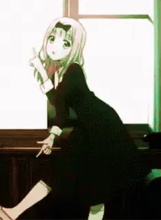🤩 Chika Fujiwara Kaguya-sama: Love Is War Аниме, Танец, Девушка, Чика Фудзивара, Kaguya-sama telegram sticker