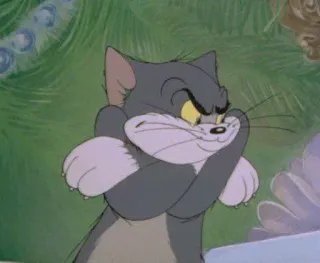 🔗 Tom Cat Tom and Jerry Hoạt hình, Mèo, Tức giận, Hài hước, Hoạt họa telegram sticker
