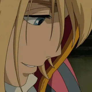 🔮 Howl Howl's Moving Castle Anime, Film, Le Château ambulant, Personnage, Hauru, Ghibli telegram sticker