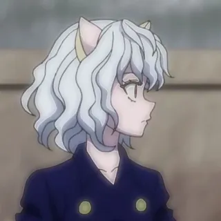🧊 Neferpitou Hunter x Hunter anime, cat, ant, chimera, hunterxhunter telegram sticker