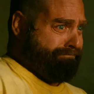 😢 man, portrait, face, expression, beard telegram sticker