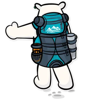 Медвежонок Кубик whatsapp stickers
