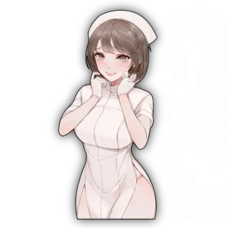 🔥 Anime, Verpleegster, Horror, Gore, Bloed telegram sticker