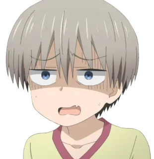 😨 Uzaki Hana Uzaki-chan Wants to Hang Out! anime, manga, uzaki-chan, uzaki hana telegram sticker
