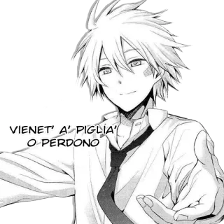 ✌ VIENET' A' PIGLIA' O PERDONO telegram sticker