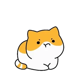 💬 gato, gatito, animal, lindo, mascota, dibujo animado telegram sticker