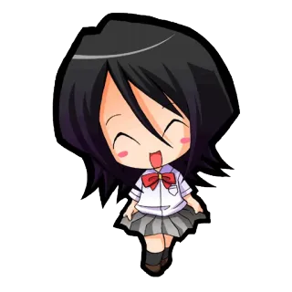 👧 Anime, Mangá, Chibi, Fofo, Personagem, Garota telegram sticker