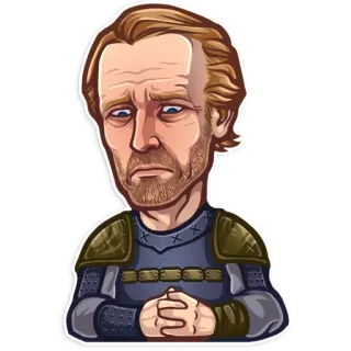 😔 Tywin Lannister Game of Thrones Gra o Tron, Tywin Lannister, Postać, HBO, Naklejka telegram sticker