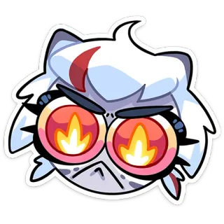 🌟 生气, 卡通, 情感, 贴纸 telegram sticker