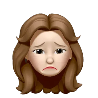 🐻 Emoji, Triste, Donna, Arrabbiata, Piangere, Malinconia telegram sticker