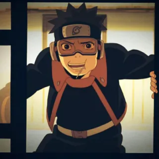 😶 Obito Uchiha Naruto anime, ninja, character, obito, uchiha telegram sticker