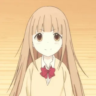 🥕 Anime, Mädchen, Schuluniform, Süß, Cartoon whatsapp sticker