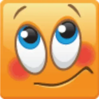 ☺️ 이모지, 귀여운, 발그레 telegram sticker