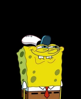 🍒 Spongebob Squarepants bob esponja, bob esponja pantalones cuadrados, nickelodeon, personaje de dibujos animados, divertido telegram sticker