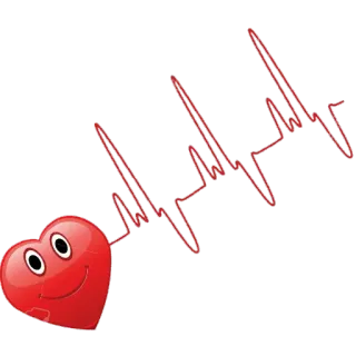 ❤ сердце, сердцебиение, здоровье, любовь, кардиология, медицина telegram sticker
