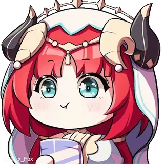 😋 Anime, Chibi, Kawaii, Mignon, Personnage, Illustration whatsapp sticker