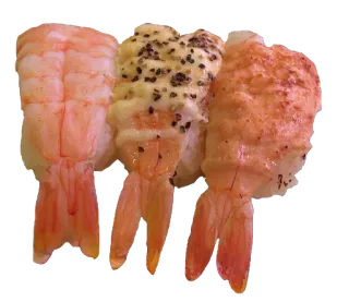 🍤 sushi, food, shrimp, japanese cuisine, seafood telegram sticker