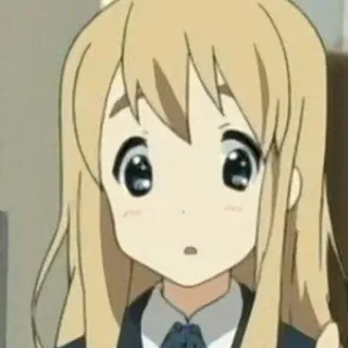 😯 Mugi K-On! Anime, K-On!, fofo, Mugi, Kotobuki Tsumugi telegram sticker