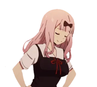 😌 Chika Fujiwara Kaguya-sama: Love Is War Anime, Chika, Fujiwara, Kaguya-sama, Love is War, Manga telegram sticker