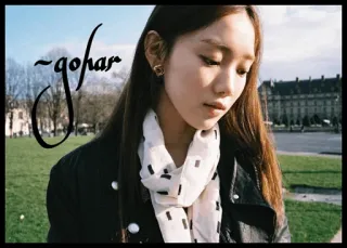 💋 gohar 사람, 여자, 초상화, 소녀, 스카프, 갈색 머리 telegram sticker