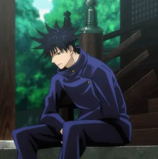 ♣️ Megumi Fushiguro Jujutsu Kaisen Anime, Manga, Zauberer, Megumi, Jujutsu telegram sticker
