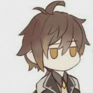 🍵 Zhongli Genshin Impact Anime, Gra wideo, Postać, Genshin Impact, Zhongli telegram sticker