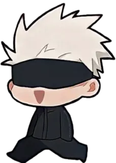 😄 Satoru Gojo Jujutsu Kaisen Anime, Manga, Jujutsu Kaisen, Satoru Gojo, Chibi telegram sticker