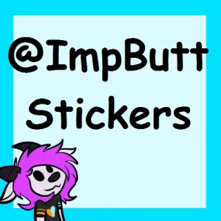 © @ImpButt Stickers sticker, cartoon, personage, schattig, digitale kunst telegram sticker