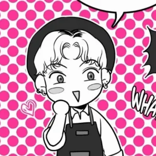 ✉️ WHAT cute, cartoon, happy, illustration telegram sticker