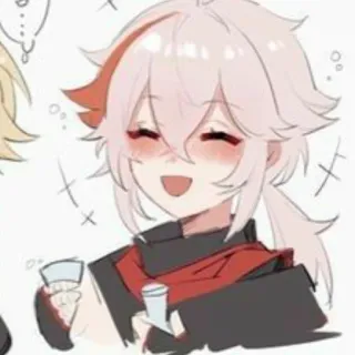 😄 Kaedehara Kazuha Genshin Impact Anime, Genshin Impact, Kazuha, Jeu vidéo, Personnage telegram sticker