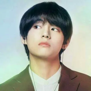 🤨 V kpop, bts, v, kim taehyung, chanteur telegram sticker
