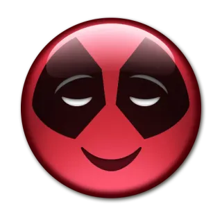 😌 Deadpool emoji, deadpool, marvel, superhero, comic book telegram sticker