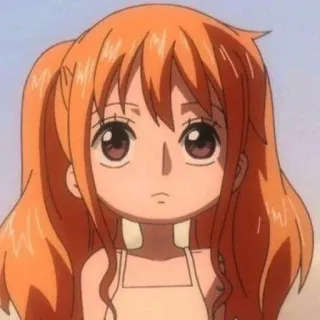 🎌 Nami One Piece anime, manga, one piece, nami, character, cute telegram sticker