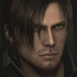 🆗 Leon S. Kennedy Resident Evil videospiel, resident evil, leon kennedy, charakter, spiel telegram sticker