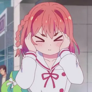 🧡 Anime, Mädchen, Süß, Cartoon, Fröhlich, Sumi Sakurasawa, Rent a Girlfriend whatsapp sticker
